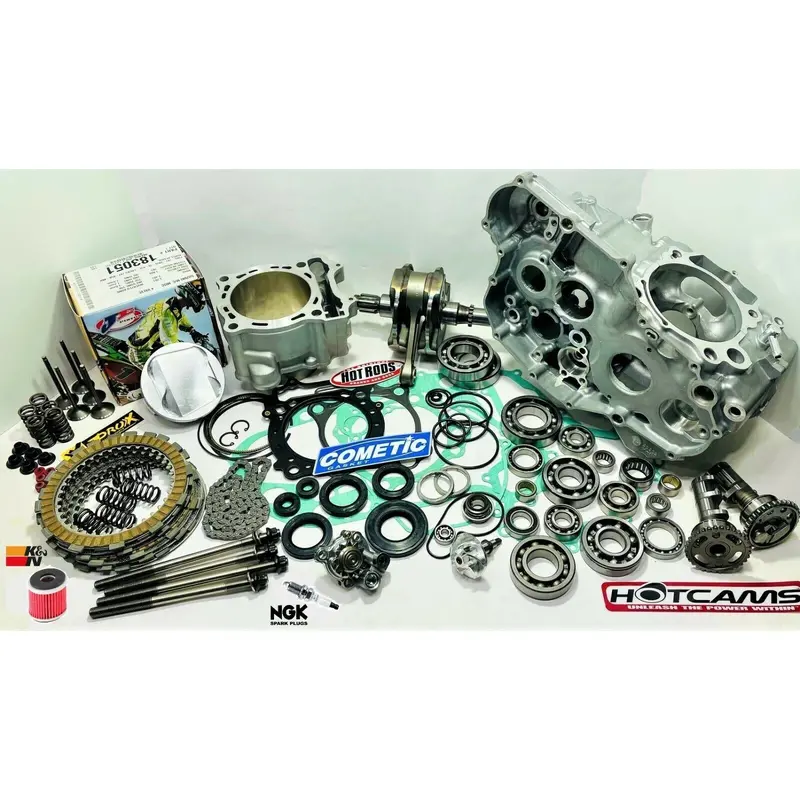 14-15 YZ250F YZ 250F Cases Complete Motor Engine Rebuild Hotcams Valve Crankcase