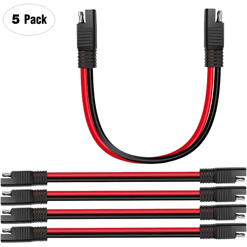 5Pack 10 Gauge 2-Pin Quick Disconnect Harness