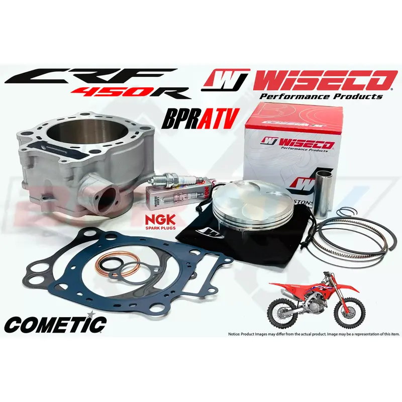 17-24 Honda CRF450RX CRF 450RX Stock Cylinder WISECO Piston Top End Rebuild Kit