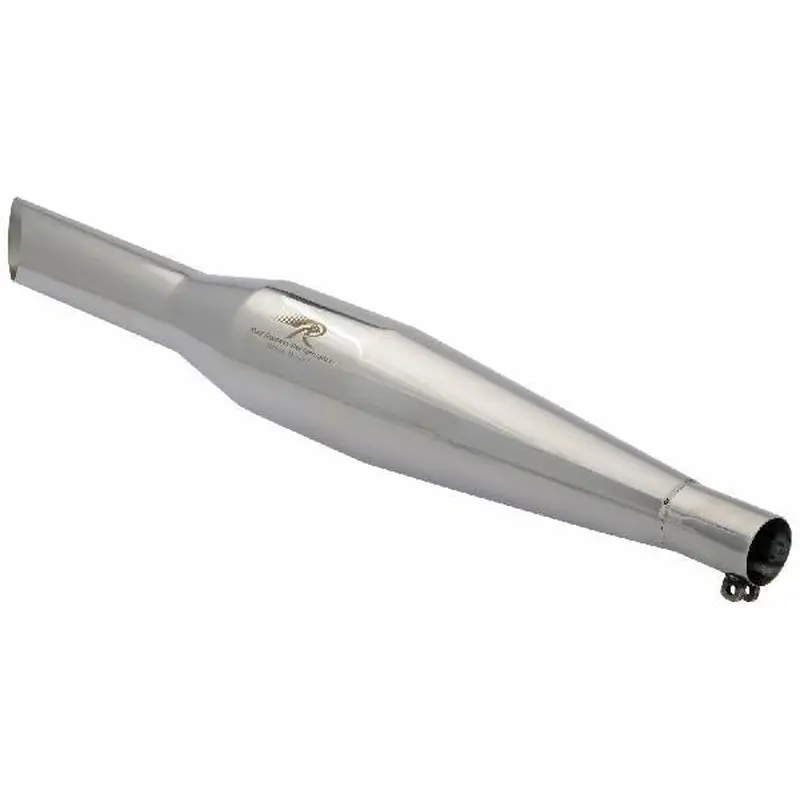 Royal Enfield Classic Red Rooster Performance Polished Unibody Rumbler Exhaust
