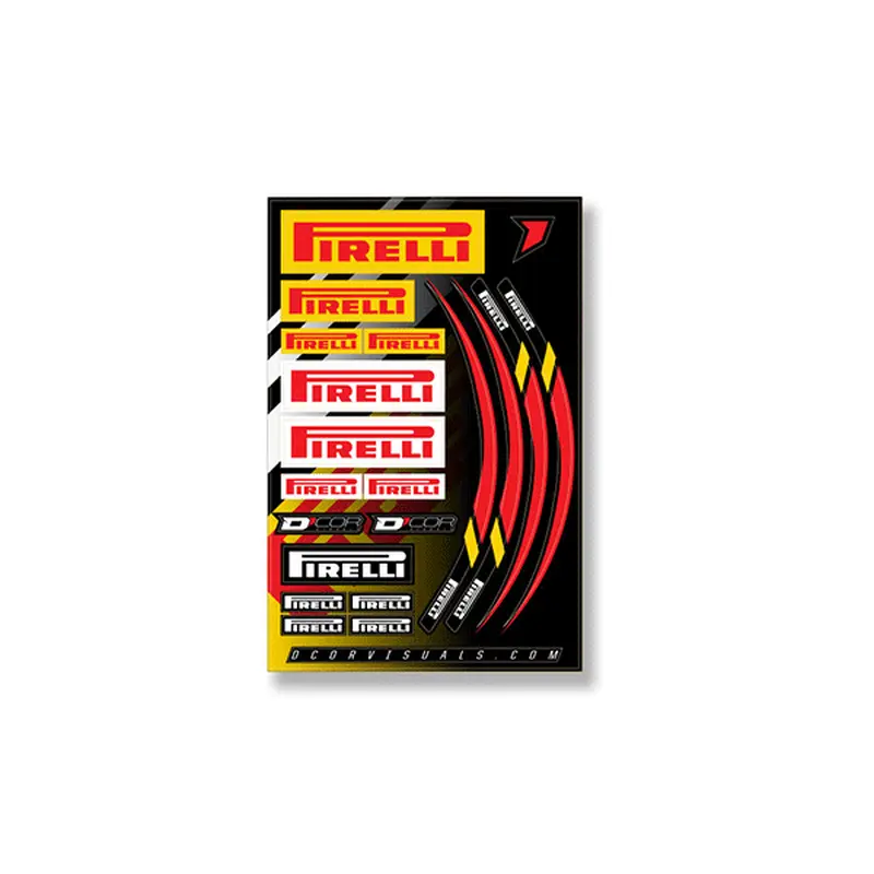 Ensemble d'autocollants Pirelli