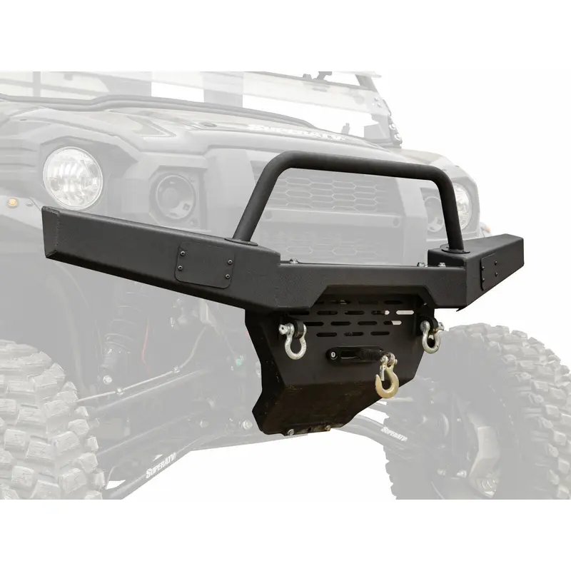 SuperATV Heavy Duty Front Bumper for Kawasaki Mule Pro FXT / FX / DX / DXT / FXR