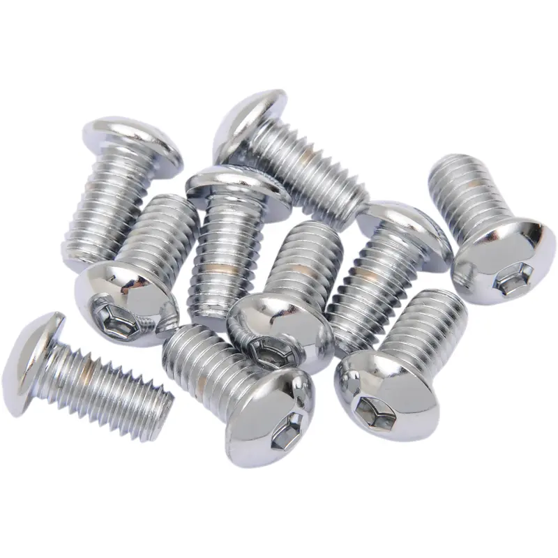 DRAG SPECIALTIES Bolts - Button Head/Replacement - 3/8"-16 x 3/4" - 10 Pack MPB418