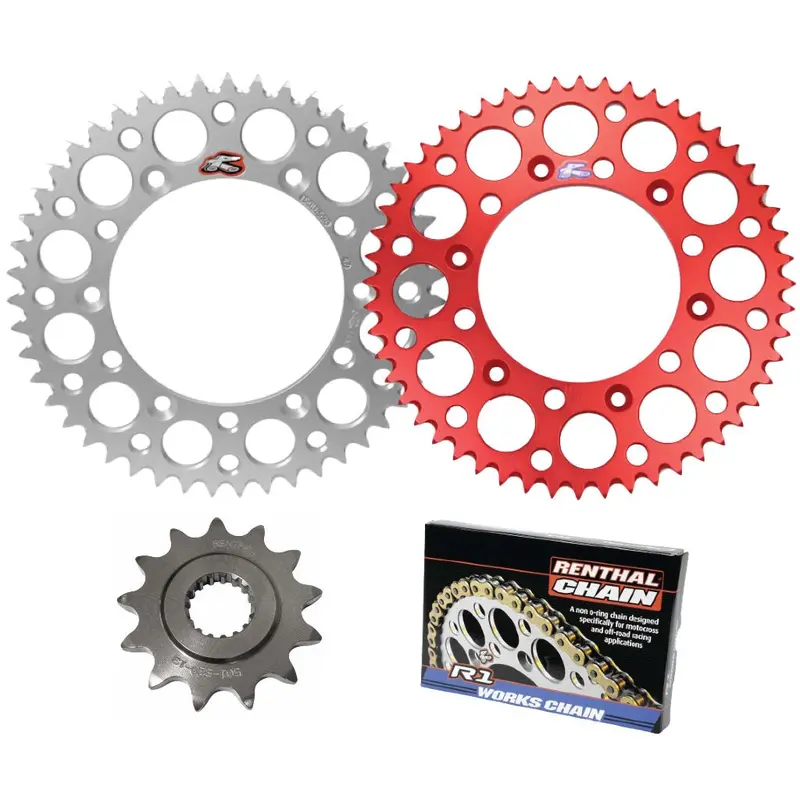 Renthal Chain & Ultralight Sprocket Kit Honda CR80/85 '86-02
