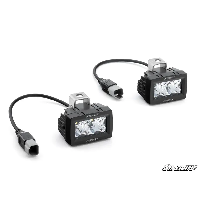 SuperATV 3" x 1.5" Single-Row LED Cube Lights