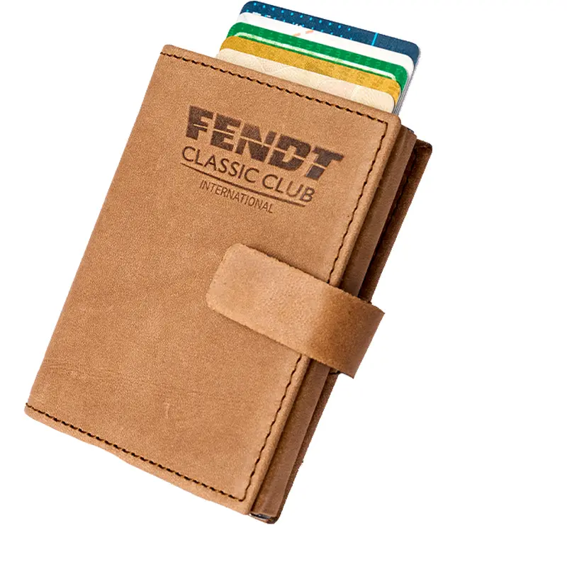 Fendt Leather Card Holder with RFID Protection  Secure & Stylish | X991023037000