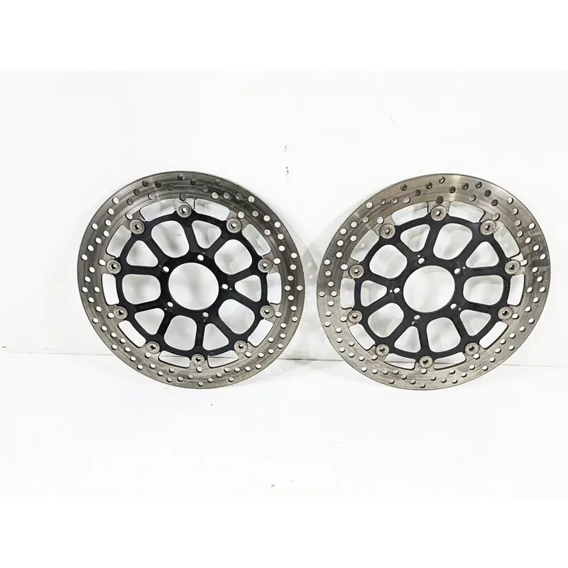 2009 Ducati Monster 1100 S Front Brake Rotor Disc Set 49240851A