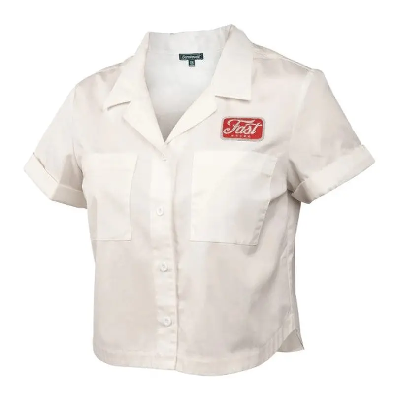 Chemise Courte Garage Talk pour Femme