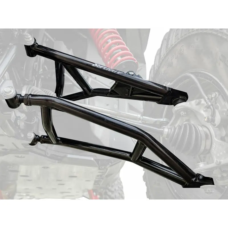 SuperATV Heavy Duty High Clearance A-Arms for Honda Talon 1000R (2019+) - Black