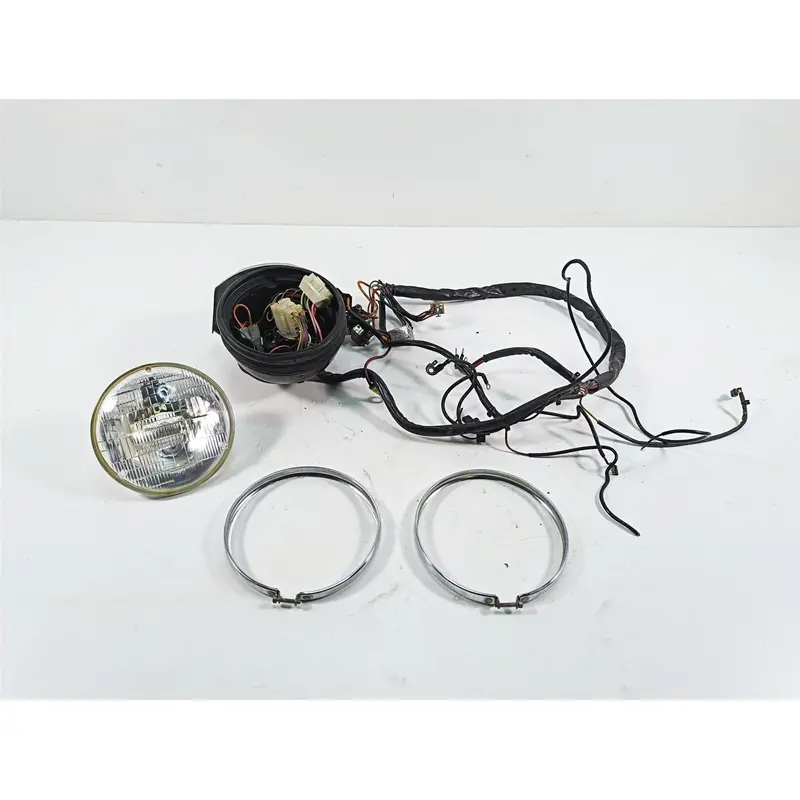 1986 Harley Sportster XLH 883 Main Wiring Harness + Headlight For Parts 70135-86