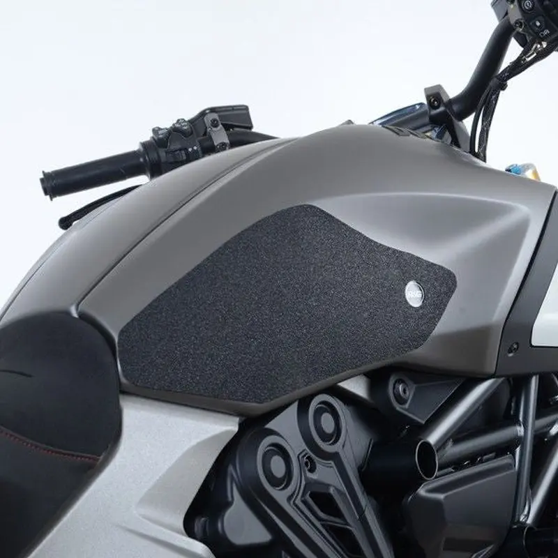 R&G Racing Clear Tank Traction Grips For 2021-2023 Ducati Diavel 1260