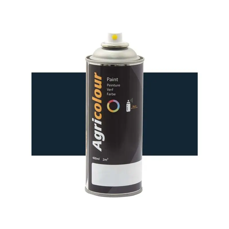 Agricolour - Dark Blue Gloss Paint 400ml Aerosol - Sparex Part No. S.95004