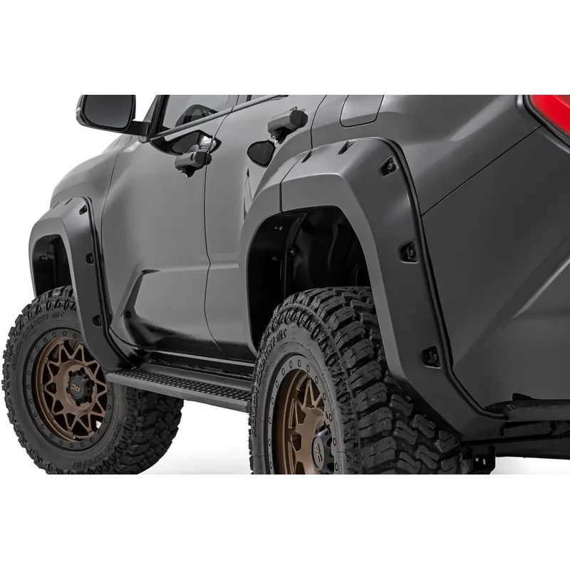 Rough Country | Fender Flares | 202 Gloss Black | Toyota 4Runner 2WD/4WD (2025) | F-T12511-202