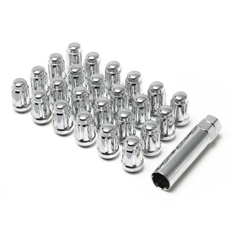 12x1.5 UTV Wheels Lug Kit Chrome (6-Lug)