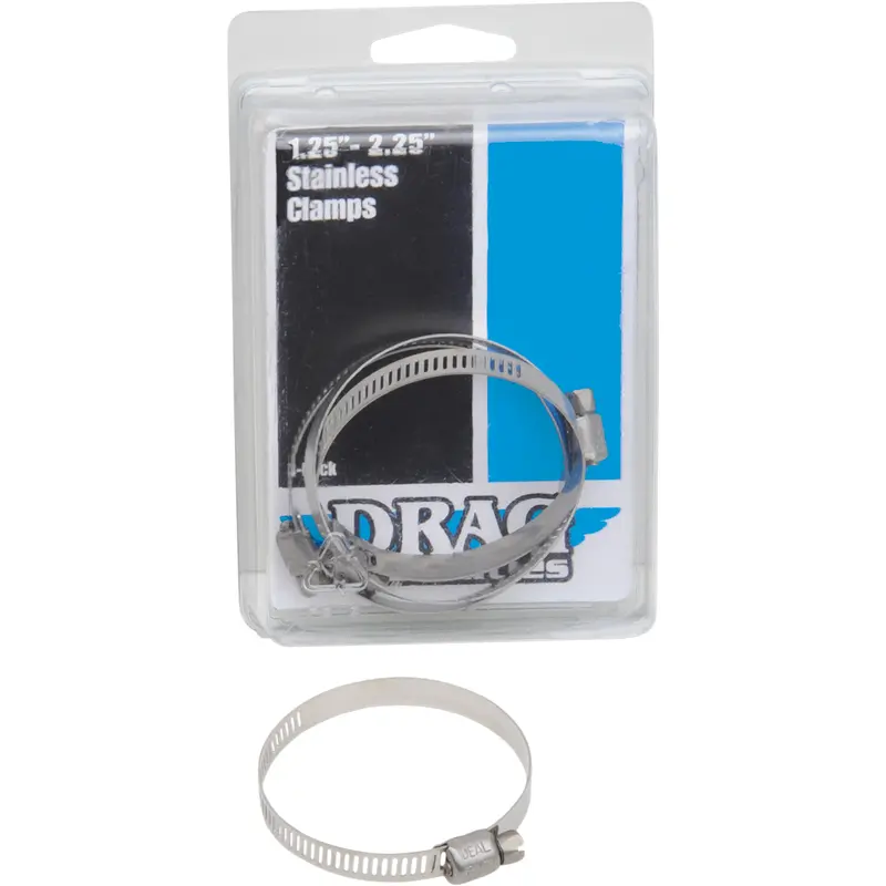 DRAG SPECIALTIES Clamps - Stainless Steel - 1.25"-2.25" 114-6228