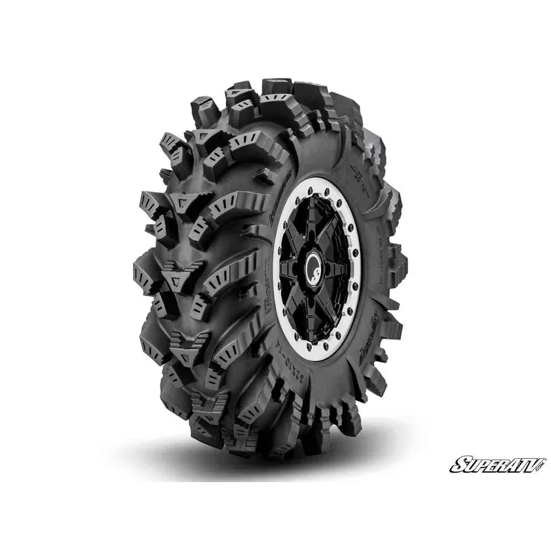 SuperATV Intimidator Tires 26.5x10x14 on 14" Healy Lock Series Wheels 4/156 Pattern